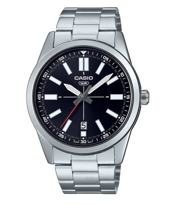 Casio Classic Analog Black Dial MTP-VD02D-1E MTPVD02D-1 herrklocka