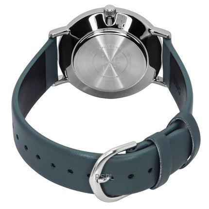 Casio Standard Analog Läderrem Grå Urtavla Quartz MTP-VT04L-8E Herrklocka