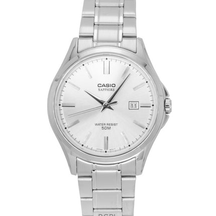 Casio Standard Analog Rostfritt Stål Silverfärgad Urtavla Quartz MTS-115D-7AV Herrklocka