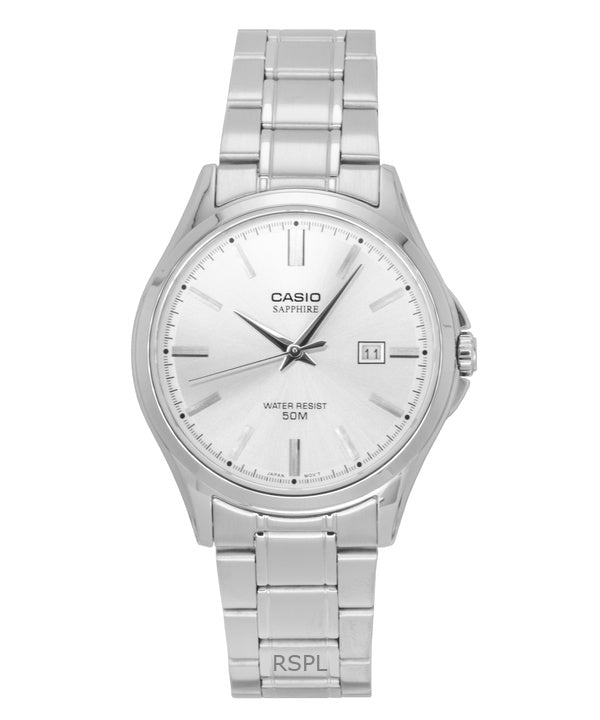 Casio Standard Analog Rostfritt Stål Silverfärgad Urtavla Quartz MTS-115D-7AV Herrklocka