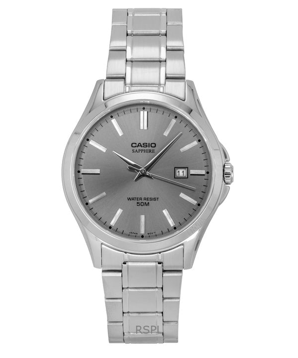 Casio Standard Analog Rostfritt Stål Grå Urtavla Quartz MTS-115D-8AV Herrklocka