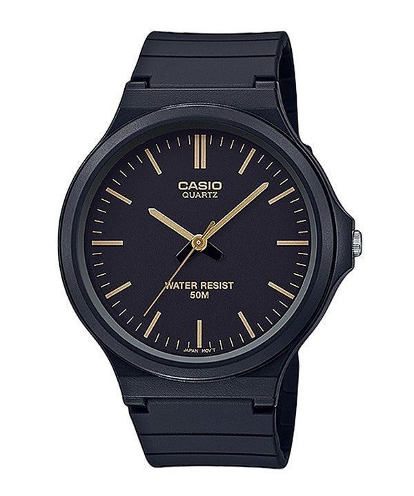 Casio Standard Analog Resin Armband Svart Urtavla Quartz MW-240-1E2V Herrklocka