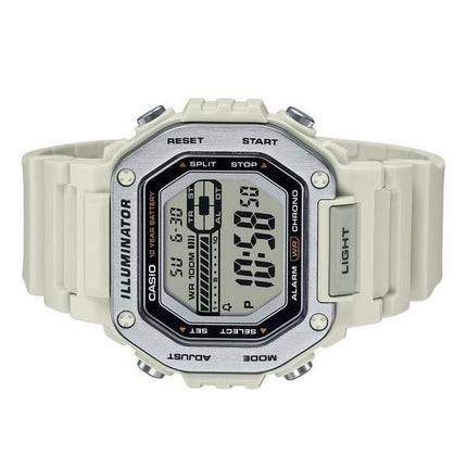 Casio Standard Digital White Resin Armband Quartz MWD-110H-8AV 100M herrklocka
