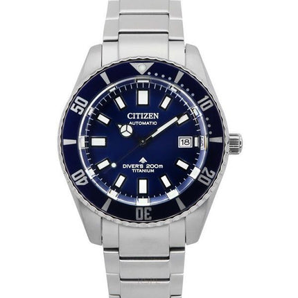 Citizen Promaster Fujitsubo Super Titanium Blue Dial Automatic Diver's NB6021-68L 200M herrklocka