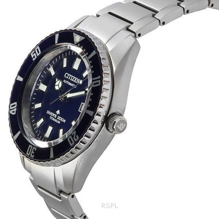 Citizen Promaster Fujitsubo Super Titanium Blue Dial Automatic Diver's NB6021-68L 200M herrklocka