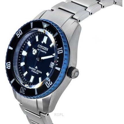 Citizen Promaster Fujitsubo Anniversary Limited Edition Super Titanium Automatic Diver&#39,s NB6026-56L 200M herrklocka