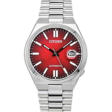 Citizen Tsuyosa rostfritt stål Burgundy Dial Automatisk NJ0150-56W herrklocka