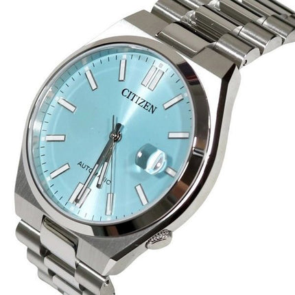 Reloj para hombre Citizen Tsuyosa de acero inoxidable con esfera azul hielo automÃ¡tico NJ0151-88M 100M