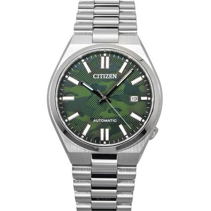 Citizen Tsuyosa rostfritt stål grön urtavla automatisk NJ0159-86X herrklocka