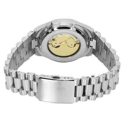 Citizen Tsuyosa rostfritt stål grön urtavla automatisk NJ0159-86X herrklocka