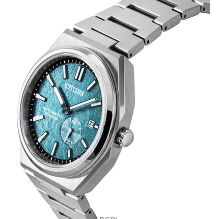 Citizen Zenshin Super Titanium Green Dial Automatic NJ0180-80X 100M Herrklocka