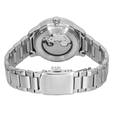 Citizen Urban Military rostfritt stål grön urtavla automatisk NJ0190-51X 100M herrklocka