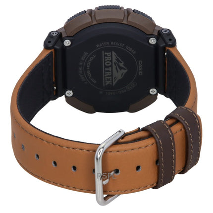 Casio Pro Trek Climber Line digital läderrem solcellsklocka PRG-340L-5 100M herrklocka