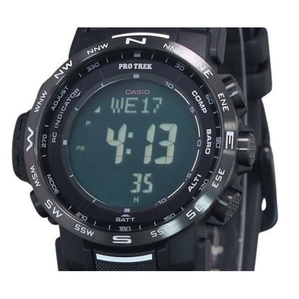 Casio Pro Trek Climber Digital Bio-Based Resin Strap Tough Solar PRW-35Y-1B 100M herrklocka