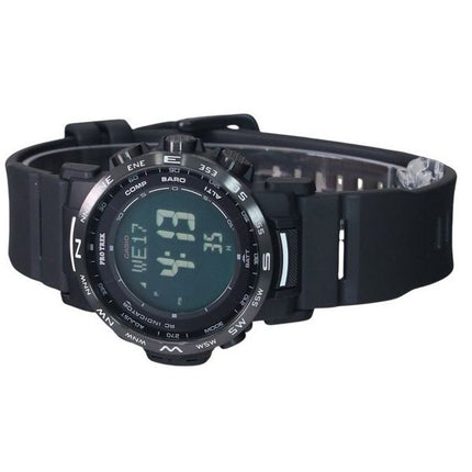 Casio Pro Trek Climber Digital Bio-Based Resin Strap Tough Solar PRW-35Y-1B 100M herrklocka