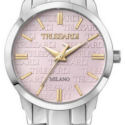 Trussardi T-Bent Rosa urtavla i rostfritt stÃ¥l Quartz R2453141508 Damklocka