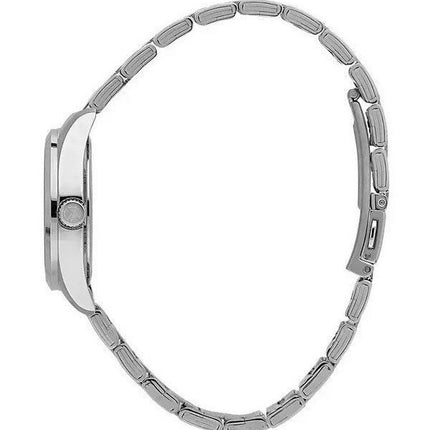 Sektor 270 Just Time Crystal Accenter Rostfritt stål Silver Urtavla Quartz R3253578509 Damklocka