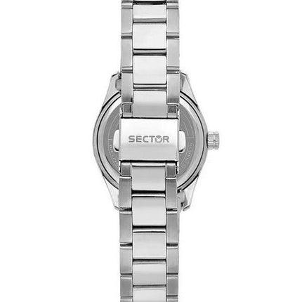 Sektor 270 Just Time Crystal Accenter Rostfritt stål Silver Urtavla Quartz R3253578509 Damklocka
