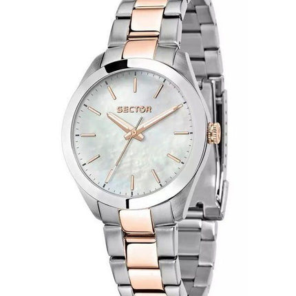 Sector 220 Just Time Two Tone Stainless Steel Mother Of Pearl Urtavla Quartz R3253588520 Damklocka
