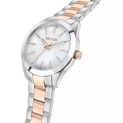 Sector 220 Just Time Two Tone Stainless Steel Mother Of Pearl Urtavla Quartz R3253588520 Damklocka