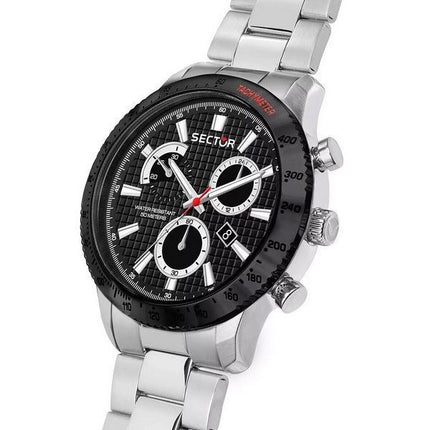 Sector 270 Chronograph Rostfritt stål Svart Urtavla Quartz R3273778002 Herrklocka