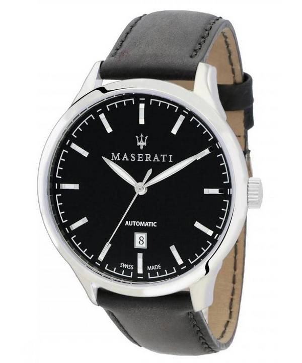 Maserati Attrazione Black Sunray Dial Automatic R8821126001 Herrklocka