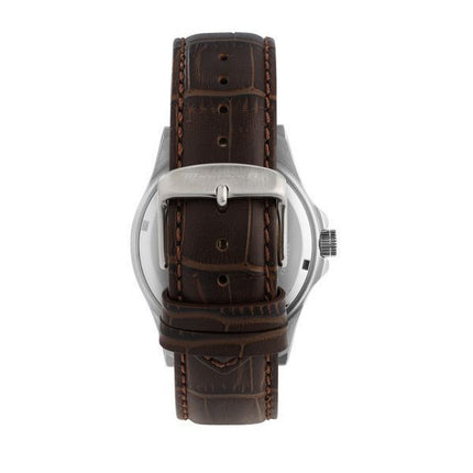 Maserati Competizione Läderrem Blue Dial Quartz R8851100004 100M herrklocka