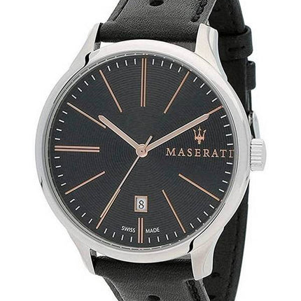 Maserati Attrazione Black Dial Quartz R8851126003 100M Herrklocka