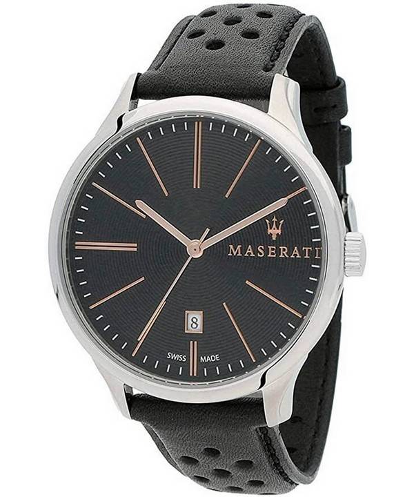 Maserati Attrazione Black Dial Quartz R8851126003 100M Herrklocka
