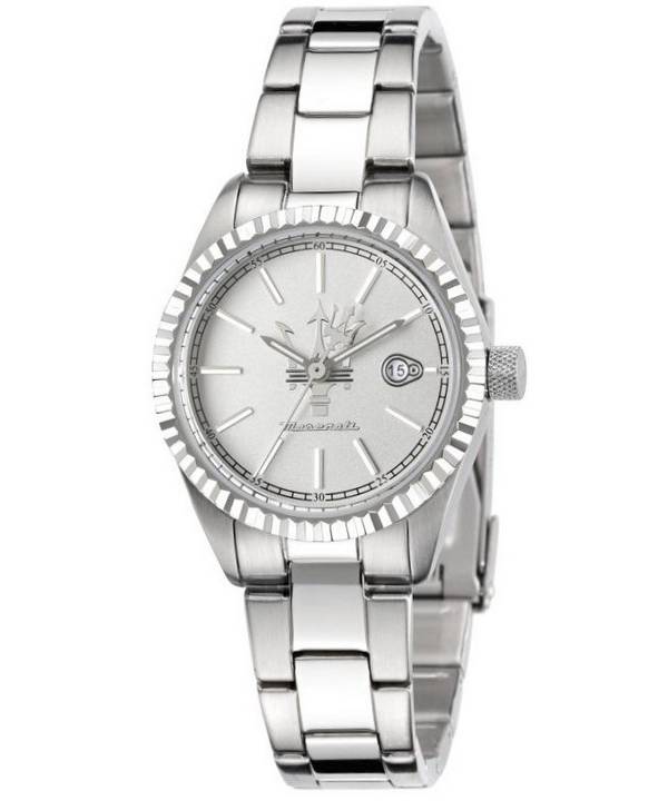 Maserati Competizione Rostfritt stål Silver Urtavla Quartz R8853100503 100M Damklocka