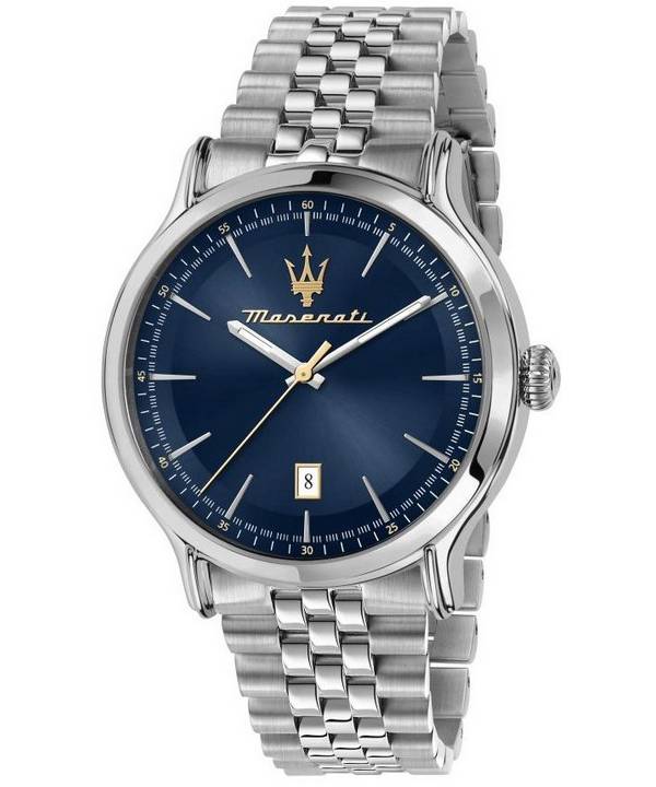 Maserati Epoca rostfritt stål Blue Dial Quartz R8853118021 100M herrklocka