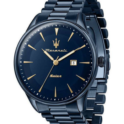 Maserati Tradizione Solar Blue Dial Quartz R8853146003 100M herrklocka