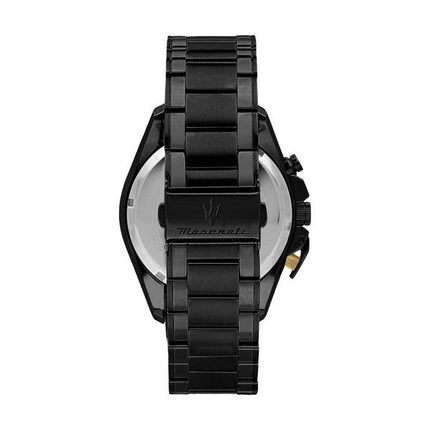 Maserati Traguardo Limited Edition Chronograph Rostfritt stål Black Dial Quartz R8873612051 100M herrklocka