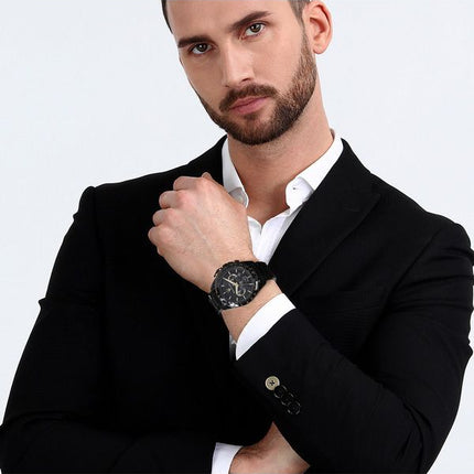 Maserati Traguardo Limited Edition Chronograph Rostfritt stål Black Dial Quartz R8873612051 100M herrklocka