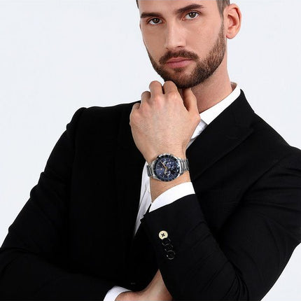 Maserati Traguardo Limited Edition Chronograph Rostfritt stål Blue Dial Quartz R8873612052 100M herrklocka