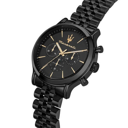 Maserati Epoca Limited Edition Chronograph Rostfritt stål Black Dial Quartz R8873618020 100M herrklocka