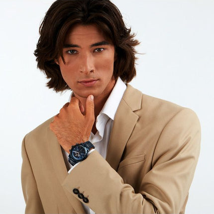 Maserati Successo Lifestyle Blue Edition Chronograph Rostfritt stål Blue Dial Quartz R8873618032 100M herrklocka