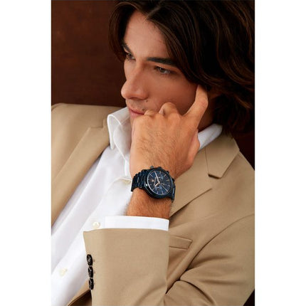 Maserati Successo Lifestyle Blue Edition Chronograph Rostfritt stål Blue Dial Quartz R8873618032 100M herrklocka