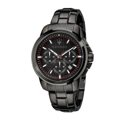 Maserati Successo Limited Edition Chronograph Rostfritt stål Black Dial Quartz R8873621027 Herrklocka