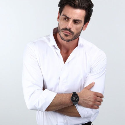 Maserati Successo Limited Edition Chronograph Rostfritt stål Black Dial Quartz R8873621027 Herrklocka