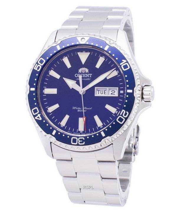 Renoverad Orient Mako III RA-AA0002L19B automatisk 200M herrklocka