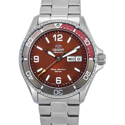 Orient Sports Kamasu Mako III Rostfritt stål Röd Urtavla Automatisk dykare RA-AA0820R19B RA-AA0820R39B 200M herrklocka