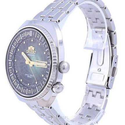 Orient World Map Revival Rostfritt stål Automatisk dykare RA-AA0E02E19B RA-AA0E02E39B 200M herrklocka