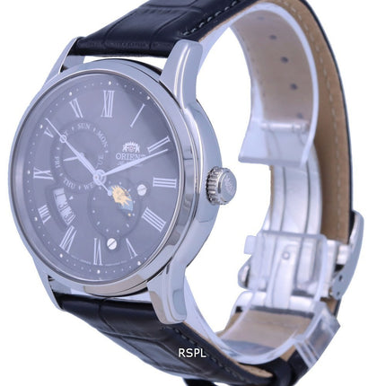 Orient Sun &amp, Moon Black Dial Automatic RA-AK0010B10B Herrklocka