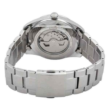 Orient Contemporary Rostless Steel Open Heart Grön Urtavla Automatisk RA-AR0008E10B Herrklocka