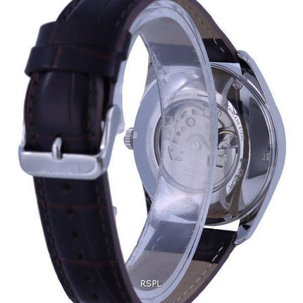 Orient Multi Year Calendar Vit Urtavla Läder Automatisk RA-BA0005S10B RA-BA0005S30B Herrklocka