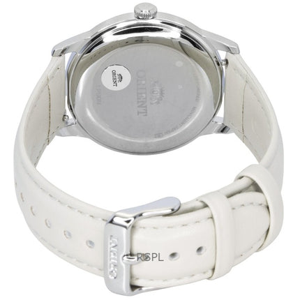 Orient Bambino läderarmband rosa urtavla Solar RA-WK0005P herrklocka