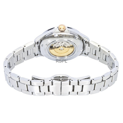 Orient Star Keshiki Classic Limited Edition rostfritt stål med öppet hjärta, blågrå urtavla, automatisk RE-ND0022L damklocka