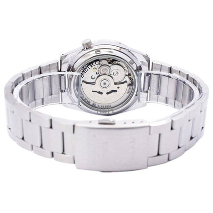 Renoverad Seiko 5 svart urtavla automatisk 21 juveler SNKE01J1 herrklocka
