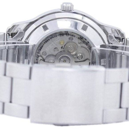 Renoverad Seiko 5 blå urtavla automatisk Japantillverkad SNKP17J1 herrklocka